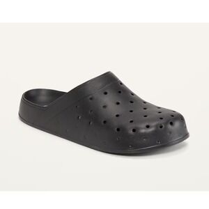 Old Navy Women's Black Perforated Clog Shoes‎ Size 5/6